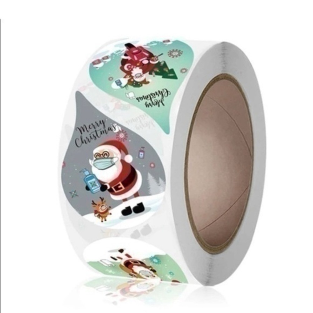 Bundle of 500 christmas stickers